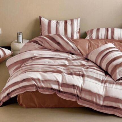 Lenjerie de pat bumbac satinat – gama Luxury – 4 piese, Model 18518