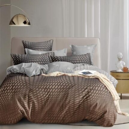 Lenjerie de pat bumbac satinat – gama Luxury – 4 piese, Model 18519