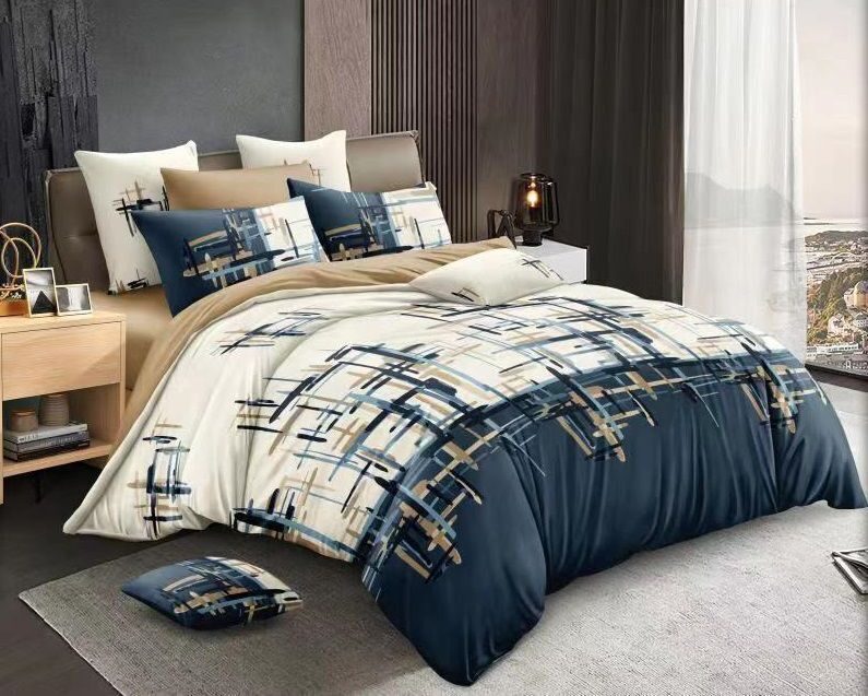 Lenjerie de pat bumbac satinat – gama Luxury – 4 piese, Model 18524