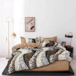 Lenjerie de pat bumbac satinat – gama Luxury – cu elastic – 4 piese, Model 17176