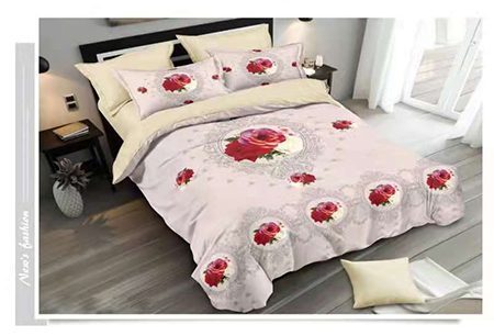 Lenjerie de pat catifea – 6 piese, Model 6367 Lenjerie de pat catifea – 6 piese, Model 6367