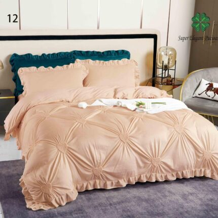 Lenjerie de pat catifea Premium – 4 piese, Model 10683