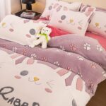 Lenjerie de pat cocolino cu elastic – 4 piese, Model 17462 - imagine 2