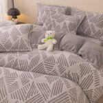 Lenjerie de pat cocolino cu elastic – 4 piese, Model 17464 - imagine 2