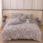 Lenjerie de pat cocolino cu elastic – 4 piese, Model 17464 - imagine 4