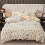 Lenjerie de pat cocolino cu elastic – 4 piese, Model 17467 - imagine 4