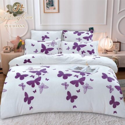 Lenjerie de pat cocolino Deluxe – 6 piese, Model 10908 - imagine 2