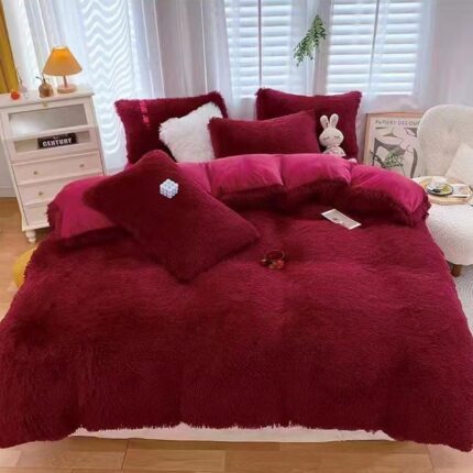 Lenjerie de pat cocolino Fluffy – 4 piese, Model 10034