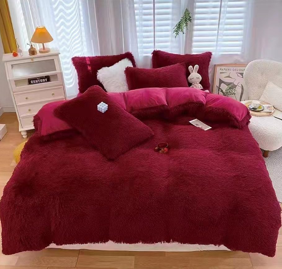 Lenjerie de pat cocolino Fluffy – 4 piese, Model 10034 Lenjerie de pat cocolino Fluffy – 4 piese, Model 10034
