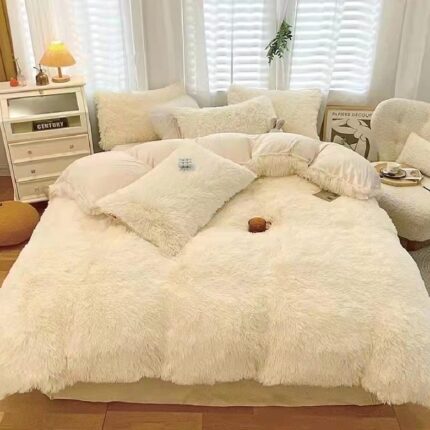 Lenjerie de pat cocolino Fluffy – 4 piese, Model 10035