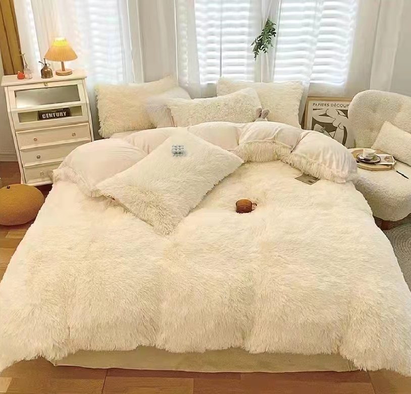 Lenjerie de pat cocolino Fluffy – 4 piese, Model 10035 Lenjerie de pat cocolino Fluffy – 4 piese, Model 10035