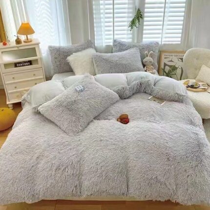 Lenjerie de pat cocolino Fluffy – 4 piese, Model 10039