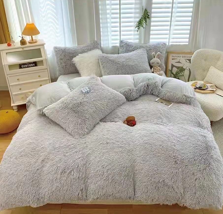 Lenjerie de pat cocolino Fluffy – 4 piese, Model 10039 Lenjerie de pat cocolino Fluffy – 4 piese, Model 10039