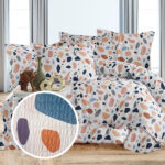 Lenjerie de pat creponata 100% bumbac, Model 13092