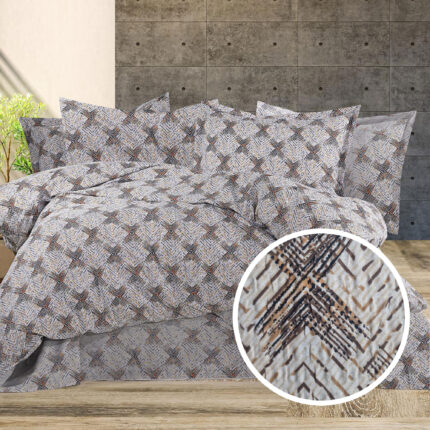 Lenjerie de pat creponata 100% bumbac, Model 13100