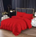 Lenjerie de pat damasc cu elastic 1 persoana – 4 piese, Model 8891 - imagine 2