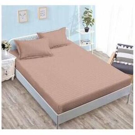 Lenjerie de pat damasc cu elastic – 4 piese, Model 9127