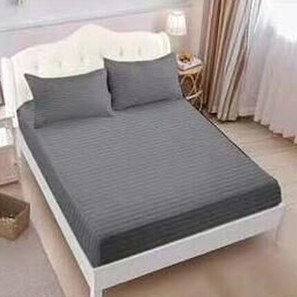 Lenjerie de pat damasc cu elastic – Horeca Premium – 4 piese, Model 12523
