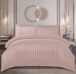 Lenjerie de pat damasc cu elastic – Horeca Premium – 4 piese, Model 12528 - imagine 2