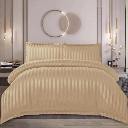Lenjerie de pat damasc cu elastic – Horeca Premium – 4 piese, Model 12530 - imagine 2