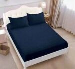 Lenjerie de pat damasc cu elastic – Horeca Premium – 4 piese, Model 12531