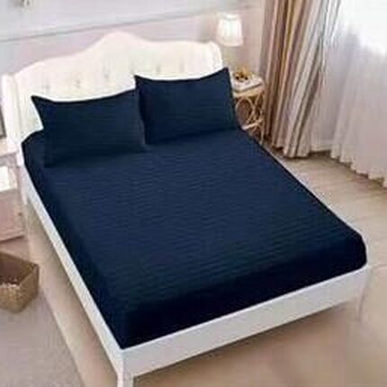 Lenjerie de pat damasc cu elastic – Horeca Premium – 4 piese, Model 12531
