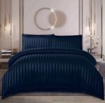 Lenjerie de pat damasc cu elastic – Horeca Premium – 4 piese, Model 12531 - imagine 2