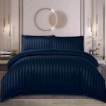 Lenjerie de pat damasc cu elastic – Horeca Premium – 4 piese, Model 12531 - imagine 2