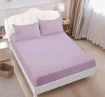 Lenjerie de pat damasc cu elastic – Horeca Premium – 4 piese, Model 12535