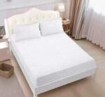 Lenjerie de pat damasc cu elastic – Horeca Premium – 4 piese, Model 12536