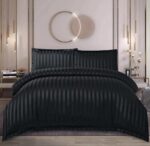 Lenjerie de pat damasc cu elastic – Horeca Premium – 4 piese, Model 12537 - imagine 2