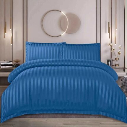 Lenjerie de pat damasc cu elastic – Horeca Premium – 4 piese, Model 13427 - imagine 2