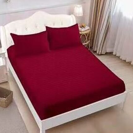 Lenjerie de pat damasc cu elastic – Horeca Premium – 4 piese, Model 13429
