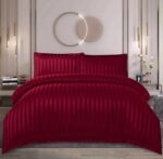 Lenjerie de pat damasc cu elastic – Horeca Premium – 4 piese, Model 13429 - imagine 2