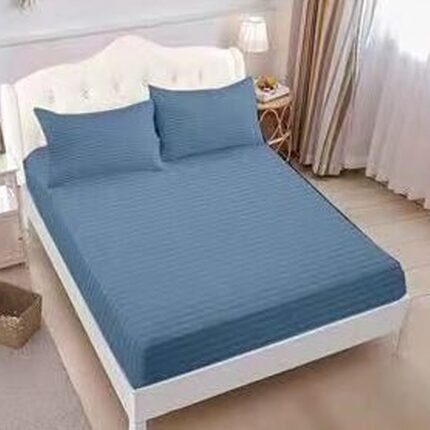 Lenjerie de pat damasc cu elastic – Horeca Premium – 4 piese, Model 13430