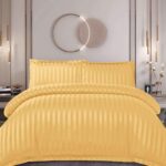 Lenjerie de pat damasc cu elastic – Horeca Premium – 4 piese, Model 13432 - imagine 2