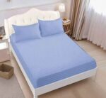 Lenjerie de pat damasc cu elastic – Horeca Premium – 4 piese, Model 13433