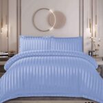Lenjerie de pat damasc cu elastic – Horeca Premium – 4 piese, Model 13433 - imagine 2