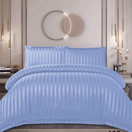 Lenjerie de pat damasc cu elastic – Horeca Premium – 4 piese, Model 13433 - imagine 2