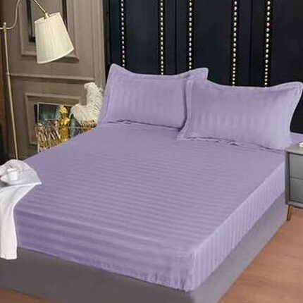 Lenjerie de pat damasc Deluxe gama Horeca – cu elastic – 4 piese, Model 15046