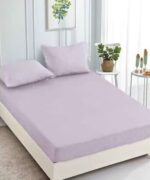 Lenjerie de pat damasc Deluxe gama Horeca – cu elastic – 4 piese, Model 15055