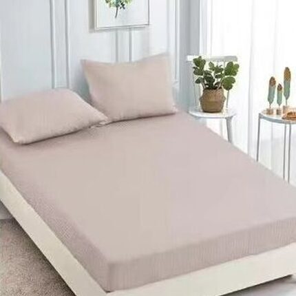 Lenjerie de pat damasc Deluxe gama Horeca – cu elastic – 4 piese, Model 15062