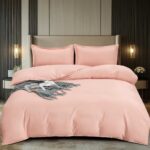 Lenjerie de pat damasc Premium gama Horeca – 4 piese, Model 16736 - imagine 2