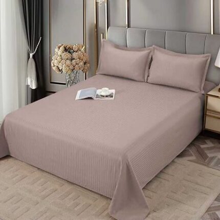 Lenjerie de pat damasc Premium gama Horeca – 4 piese, Model 16737