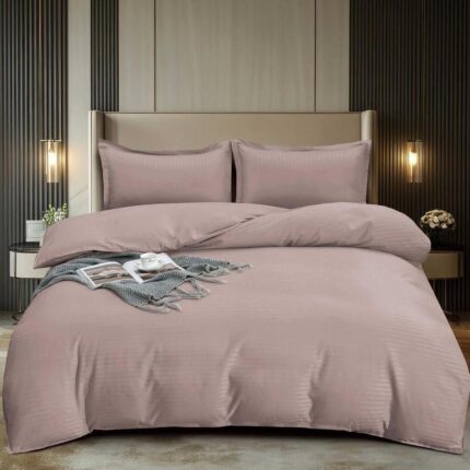 Lenjerie de pat damasc Premium gama Horeca – 4 piese, Model 16737 - imagine 2