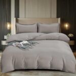 Lenjerie de pat damasc Premium gama Horeca – 4 piese, Model 16738 - imagine 2