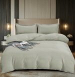 Lenjerie de pat damasc Premium gama Horeca – 4 piese, Model 16739 - imagine 2