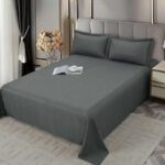 Lenjerie de pat damasc Premium gama Horeca – 4 piese, Model 16740