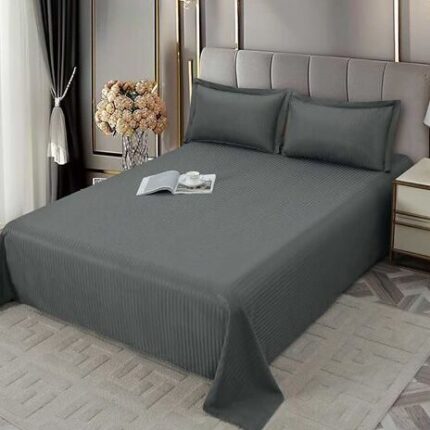 Lenjerie de pat damasc Premium gama Horeca – 4 piese, Model 16740