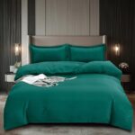 Lenjerie de pat damasc Premium gama Horeca – 4 piese, Model 16741 - imagine 2